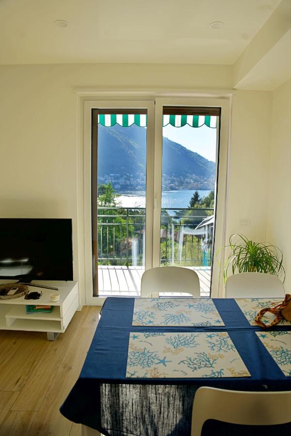 The Blue - Lake / City View Modern Apt Near Villa Olmo Como Exteriör bild