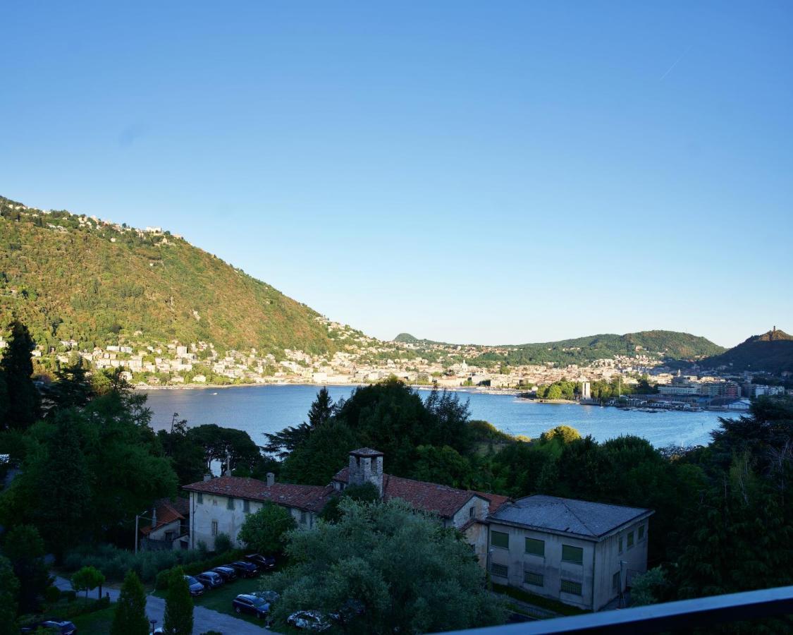 The Blue - Lake / City View Modern Apt Near Villa Olmo Como Exteriör bild